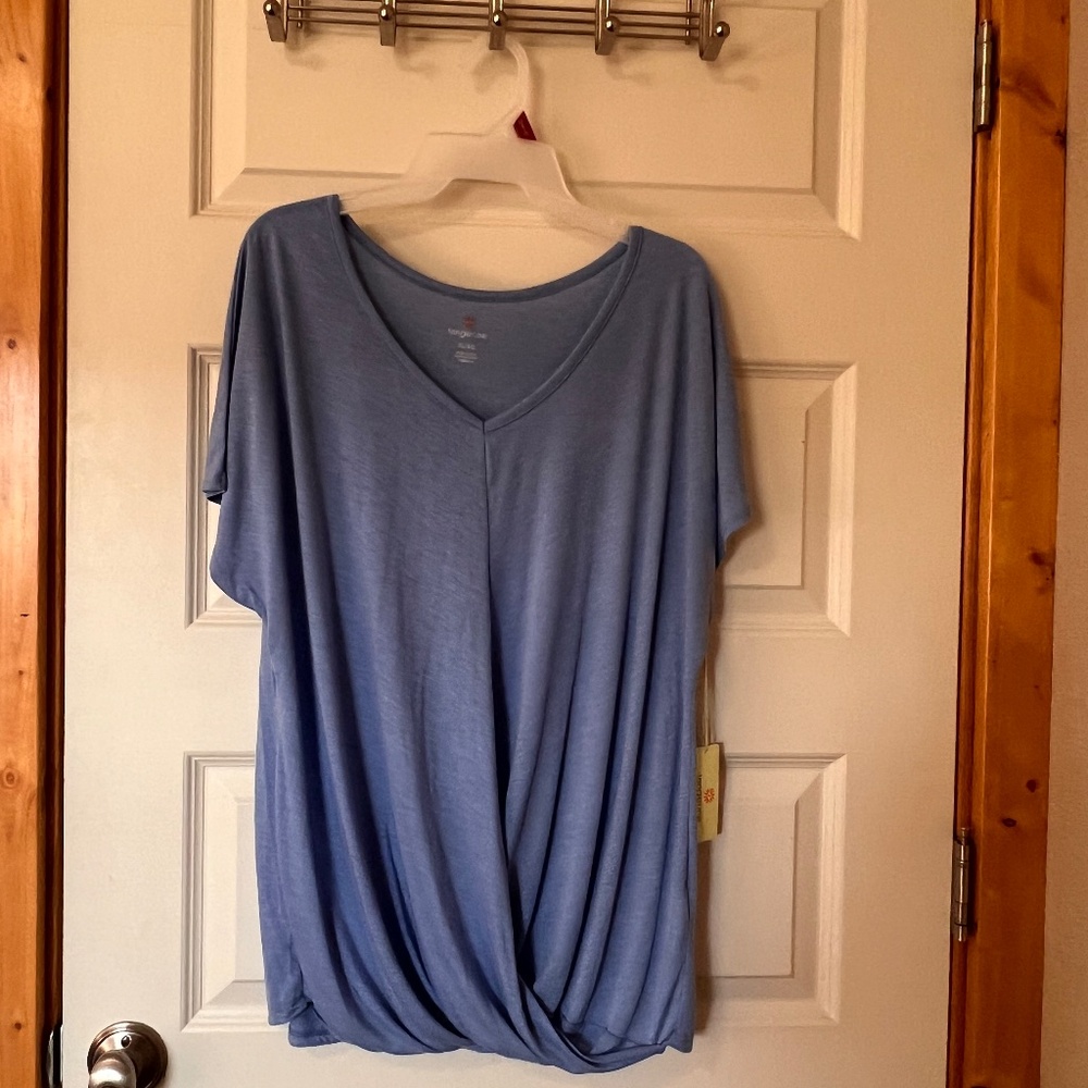 Tangerine Exercise Blouse Women's XL